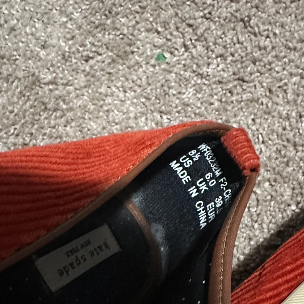 Kate Spade Corduroy Slip-On Shoes